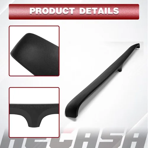 Miniatura 4 de HECASA Funda Negra para Salpicadero Funda para Tablero Compatible con Ford F100 F150 F250 F350 Bronco 1973-1979 Reemplazo de Almohadilla de Tablero