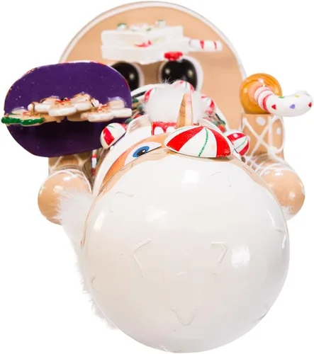Miniatura 6 de Kurt Adler, cascanueces navideño de jengibre de madera, 16 pulgadas