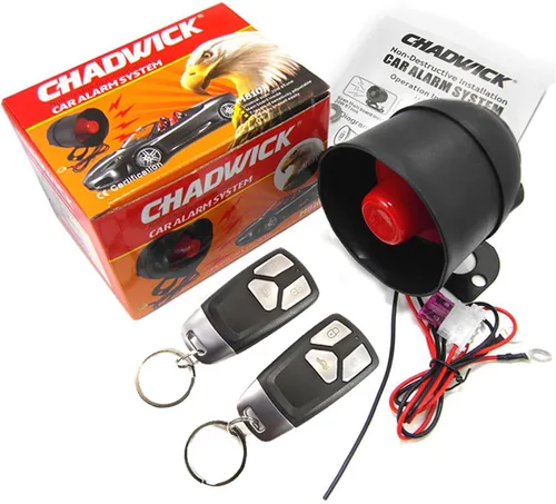 Miniatura 10 de Alarma de sirena de bocina de automóvil, sistema de protección de seguridad universal para automóvil con 2 controles remotos, sensibilidad de 7