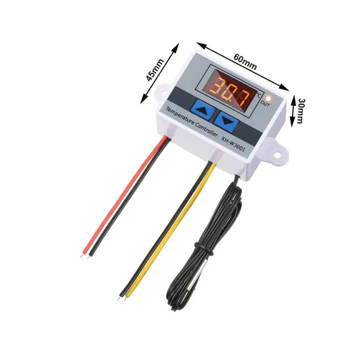 Miniatura 6 de XH-W3001 Módulo controlador de temperatura LED digital Interruptor de termostato digital con sonda impermeable Calefacción programable Enfriamiento