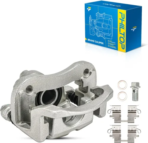 Miniatura 14 de PHILTOP Conjunto de Pinza de Freno de Disco Delantero Compatible con Jeep Wrangler 1990-2006, Jeep Cherokee 1990-2001, Grand Cherokee 1993-1998