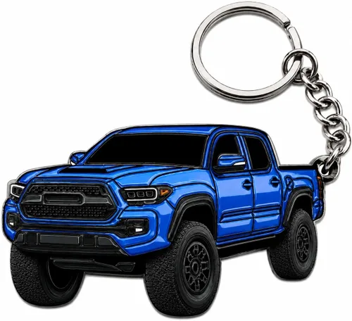 Miniatura 15 de Llavero Tacoma – Accesorios Tacoma 2016-2022 mods 2023 2024 Cool Key Chain Fob Cover 3ª generación Toy Truck