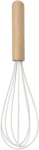 Miniatura 11 de 1 cucharón de sopa de silicona blanca con mango de madera, utensilios de cocina resistentes al calor, cuchara grande antiadherente para servir 1