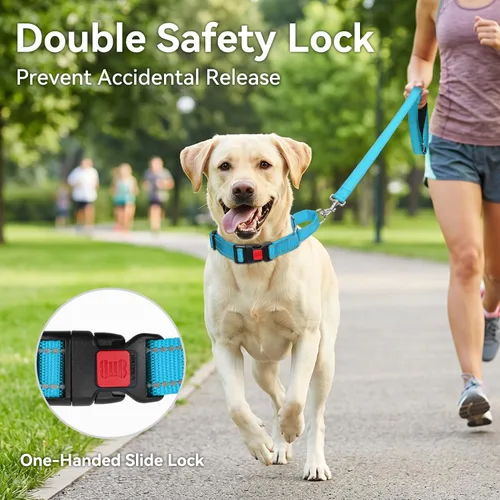 Miniatura 3 de Joytale Collar Martingale para perros, reflectante resistente para mayor seguridad, hebilla de liberación rápida, collares de nailon ajustables