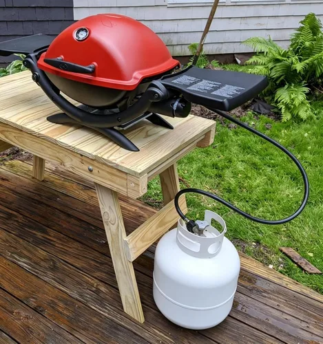 Miniatura 2 de CALPOSE Manguera adaptadora de propano de 3 pies, adaptador de 1 libra a 20 libras que convierte electrodomésticos de 1 libra en tanques de 5 a 40