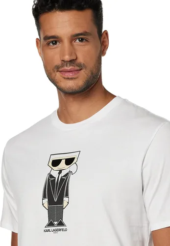 Miniatura 2 de Karl Lagerfeld Paris T, Kocktail Karl, Short Sleeve Crew Neck Mens Shirt