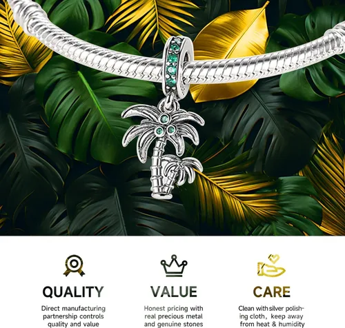 Miniatura 3 de NUJIFFY Abalorios de plata de ley 925 para pulseras y collares, pulseras solares con dije de estrella de mar y estrella, conchas de estrella de mar