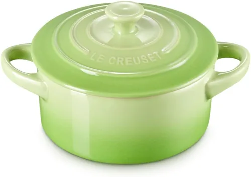 Le Creuset Mini Cocotte redonda de cerámica, 8 onzas, palma Palmera