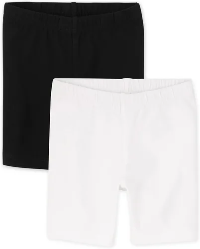 The Children's Place Baby 2 Pack and Toddler Girls Bike Shorts 2-Pack