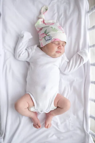 Miniatura 4 de Copper Pearl Baby Beanie Hat Top Knot