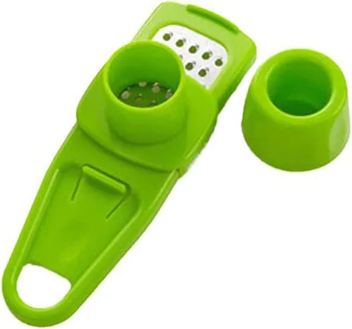 Angel's Peel Lounge Picadora de ajo multiusos y trituradora de ajo, prensa de ajo fácil de apretar, herramienta resistente apta para lavavajillas,