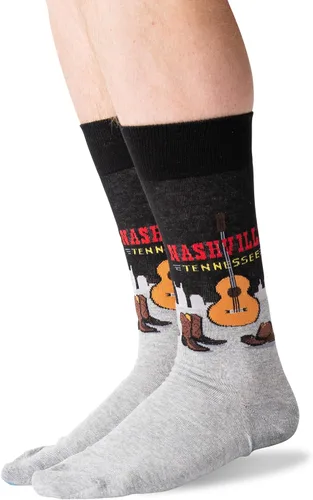 Miniatura 2 de Hot Sox Men's Fun Famous Paintings Crew Socks-1 Pair Pack-Cool & Artistic Gifts