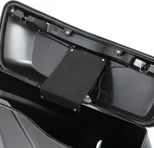 Miniatura 6 de TCT-MOTORPARTS - Alforjas rígidas con pestillo, color negro mate
