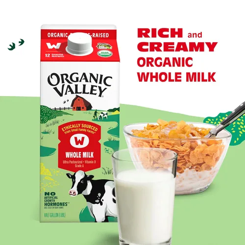 Miniatura 3 de Organic Valley - Leche entera, 64 fl oz