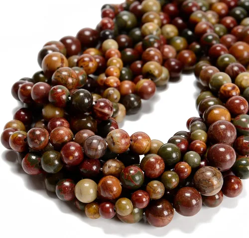 Miniatura 29 de 65 cuentas de jade blanco de 0.236 pulgadas, piedra natural, piedras preciosas redondas auténticas para hacer pulseras de bricolaje, joyas, cuerdas