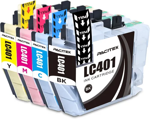 Cartuchos de tinta compatibles de repuesto para impresoras de inyección de tinta Brother LC401 LC 401 para funcionar con impresoras de inyección de