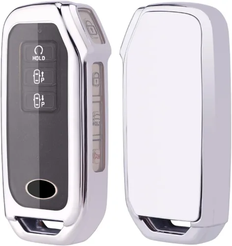 Miniatura 4 de Horande Funda protectora de TPU suave para llavero KIA EV6 K5 Sorento sin llave (morado)