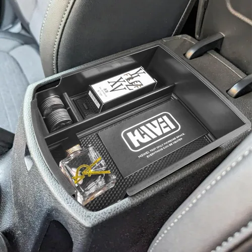 HGWEI Organizador de consola central compatible con Hyundai Kona 2018 2019 2020 2021 2022 2023, accesorios interiores, caja de almacenamiento de