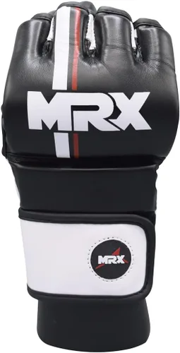 Miniatura 5 de Guantes MMA para combate, con palma ventilada abierta, guantes de artes marciales adecuados para hombres y mujeres, lucha de jaula kara