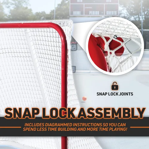 Miniatura 6 de Franklin Sports NHL Street Hockey Goals - Outdoor Steel Street + Roller Hockey Nets - 72" x 48