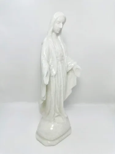 Miniatura 3 de Escultura de Nuestra Señora de Gracia, adorno de césped religioso, figura de Virgen Sagrada, decoración duradera de jardín y decoración del hogar