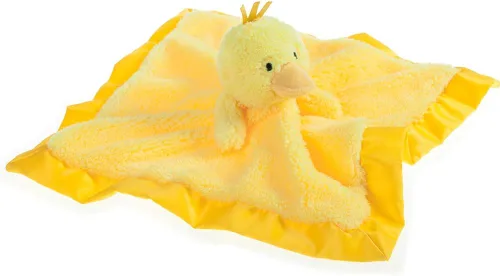 Miniatura 3 de Apricot Lamb Manta de seguridad de pato con diseño de animales de peluche, manta de personaje para guardería, de lujo, para acurrucarse, para bebé