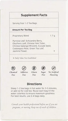 Miniatura 3 de Health King Té de hierbas fortificante de riñón, bolsitas de té, caja de 20 unidades (paquete de 4)