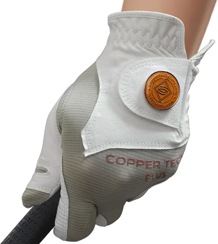Miniatura 28 de Copper Tech Plus Ladies Golf Gloves Women (2nd Gen) Copper Compression Joint Support with Flexible & Comfortable Fit Tacky Silicone Pad