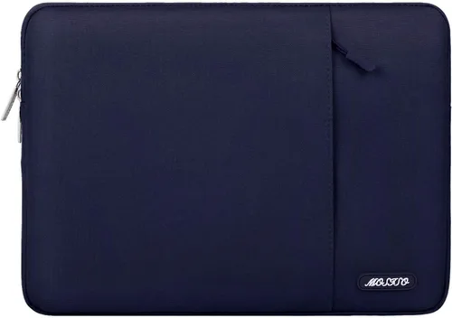 Miniatura 27 de MOSISO Funda vertical de poliéster con bolsillo para laptop de 15, 15.6 y 16 pulgadas, para computadora MacBook Pro 16 M4, M3, M2 y M1, HP, Acer