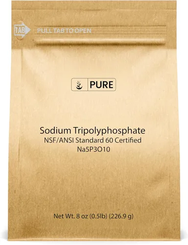 Pure Original Ingredients Potente agente de limpieza de tripolifosfato de sodio, suavizante de agua, aditivo para la ropa (8 onzas)