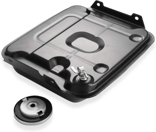 Miniatura 4 de CLEO Tanque de gasolina, tanque de combustible de metal con tapa de combustible para Go Kart ATV 125-250cc, se adapta a Taotao Go Kart y ATV de 4
