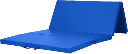 KaRaDaStyle - Tapete de gimnasia plegable y estirable de 71"x39"x2", para entrenamiento muscular, para niños, barra horizontal de juego, tapete de