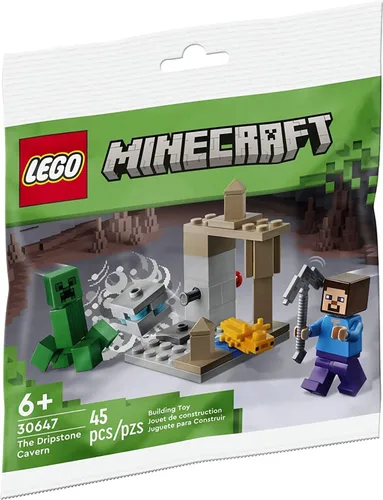 Miniatura 2 de LEGO Minecraft Dripstone Cavern - Bolsa de plástico Steve Creeper 30647