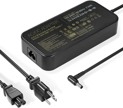HNHTKJ 180W 19.5V 9.23A Cargador para ASUS ROG, ADP-180MB F 5.5×2.0.197 in Adaptador | Compatible con portátiles de juegos ASUS ROG G751J G750JM