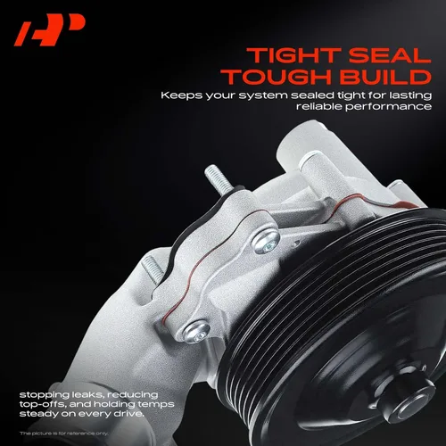 Miniatura 6 de A-Premium Agua del motor con polea [DOHC, 6,8Cyl 3.0L 5.0L] Compatible con Jaguar F-Type, F-Pace, XF, XFR, XJ, XJR, XKR, XKR-S y Land Rover