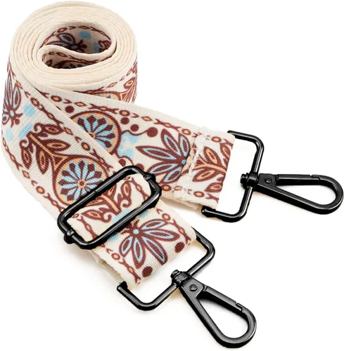 Miniatura 123 de ZOOEASS Hebillas de níquel Correa ancha para el hombro ajustable de repuesto para cinturón de pistola, hebilla de guitarra estilo bandolera