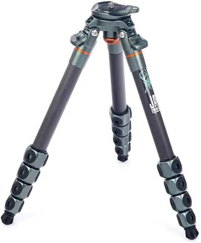 Miniatura 7 de 3 Legged Thing Legends Jay - Trípode de base de nivelación de fibra de carbono, trípode de viaje con base de nivelación de cámara ajustable y video