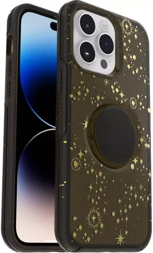 Miniatura 6 de OtterBox + Pop Symmetry Series - Funda para iPhone 14 Pro Max (solamente) - Embalaje no minorista - Negro