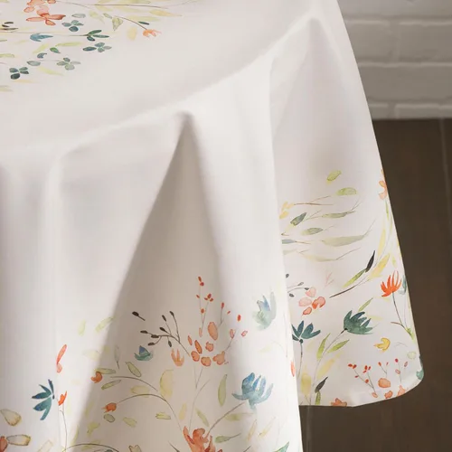Miniatura 10 de Mantel Maison d' Hermine Faïence, 100 % de algodón, para cocina, comedor, decoración de mesa, fiestas, bodas, primavera y verano 015 - Colmar