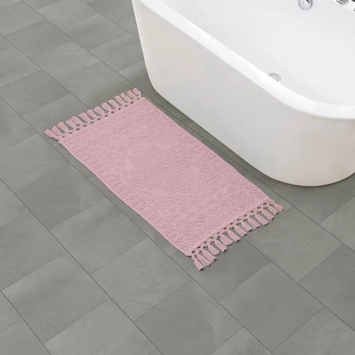 Miniatura 9 de French Connection Nellore Alfombras de Baño, Tapetes de Baño Tejidos y con Cuentas, Tapetes de Baño Duraderos y Gruesos para Baño y Alfombras
