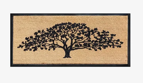 Miniatura 129 de A1HC Tapete para Puerta de Fibra de Coco Natural y Caucho, 30"x48" – Grueso, Duradero, Resistente, Anti-Desprendimiento, Resistente a