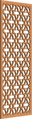Miniatura 195 de Madison Paneles de pared decorativos de madera con calado, 9 3/8 pulgadas de ancho x 24 3/8 pulgadas de alto x 3/8 de alto, roble rojo rojo (Red Oak)