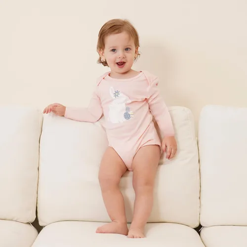 Miniatura 4 de V.&GRIN Conjunto de pijama de algodón de manga larga para bebé niña, para otoño e invierno