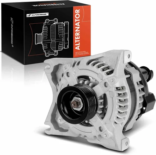 A-Premium Alternador compatible con Ford F-150 F150 2009-2010 4.6L, 12V 135A polea de 6 ranuras en el sentido de las agujas del reloj, reemplazo #