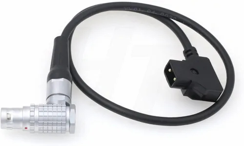 Miniatura 2 de Cable de alimentación para cámara RED Ranger/V-Raptor XL, batería V-Mount D-tap a ángulo recto 4 pines, 19.7 in
