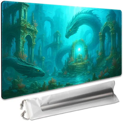 Miniatura 11 de Tapete de Juego de Mesa Premium de 24x14 pulgadas TCG Compatible con OCG CCG RPG MTG Tapetes de Juego, Alfombrilla de Ratón Tapete de Escritorio