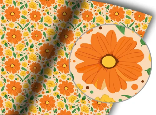 Miniatura 6 de Papel tapiz floral vintage para despegar y pegar, flores amarillas brillantes, autoadhesivas, removibles, adhesivos de pared para gabinetes