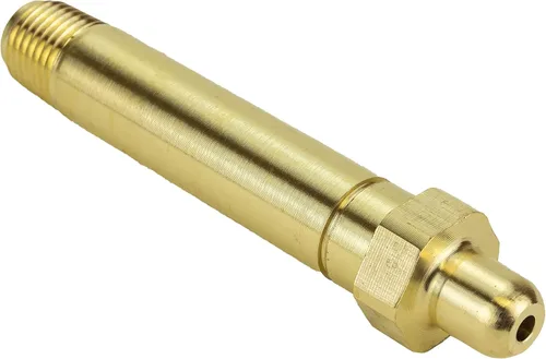 Miniatura 15 de SÜA - Reemplazo de tuerca y pezón para reguladores de acetileno y cloruros de etilo CGA-300 - Longitud del pezón: 3-1/2'' - Rosca lateral