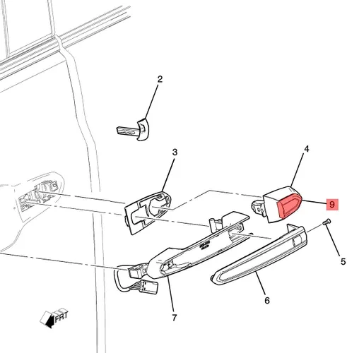 Miniatura 6 de 1pc cerradura de puerta cilindro cromo tapa ajuste ajuste para Cadillac ATS XTS CTS CT6