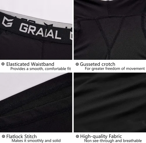 Miniatura 4 de G Gradual - Pantalones cortos de voleibol de compresión para mujer, de elastano, 3 pulgadas7 pulgadas, para entrenamiento